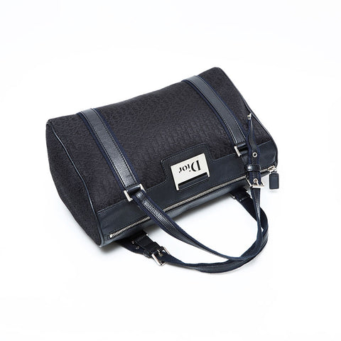 Christian Dior Trotter Street Chic Canvas Handbag black WS23102