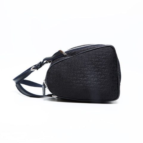 Christian Dior Trotter Street Chic Canvas Handbag black WS23102