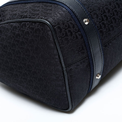 Christian Dior Trotter Street Chic Canvas Handbag black WS23102