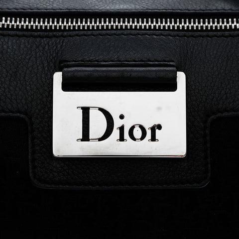 Christian Dior Trotter Street Chic Canvas Handbag black WS23102