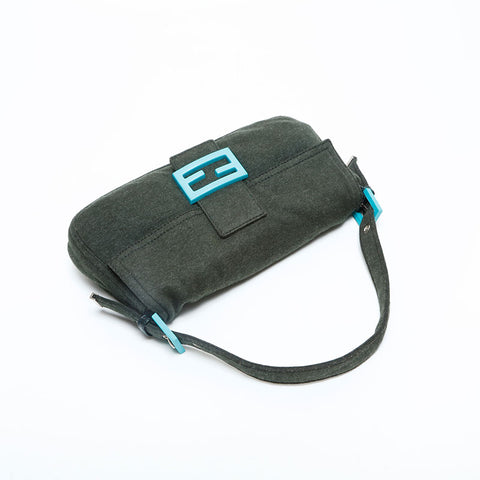 FENDI Cotton Mamma Bucket Shoulder Bag green WS23103