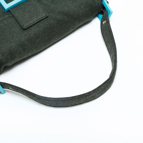 FENDI Cotton Mamma Bucket Shoulder Bag green WS23103