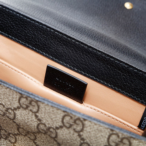 GUCCI Small Fox Top Handle 2-Way Bag Handbag Brown WS23104