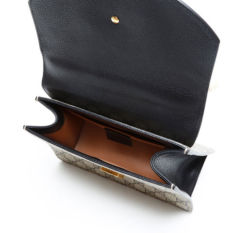 GUCCI Small Fox Top Handle 2-Way Bag Handbag Brown WS23104