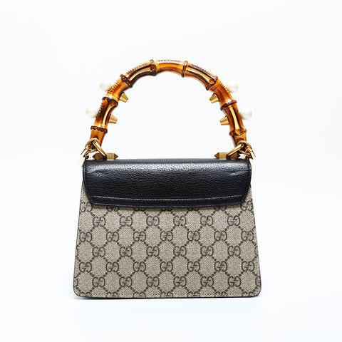 GUCCI Small Fox Top Handle 2-Way Bag Handbag Brown WS23104