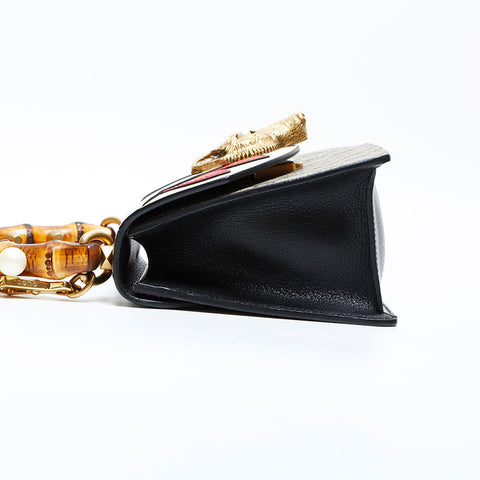 GUCCI Small Fox Top Handle 2-Way Bag Handbag Brown WS23104