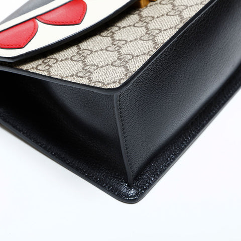 GUCCI Small Fox Top Handle 2-Way Bag Handbag Brown WS23104
