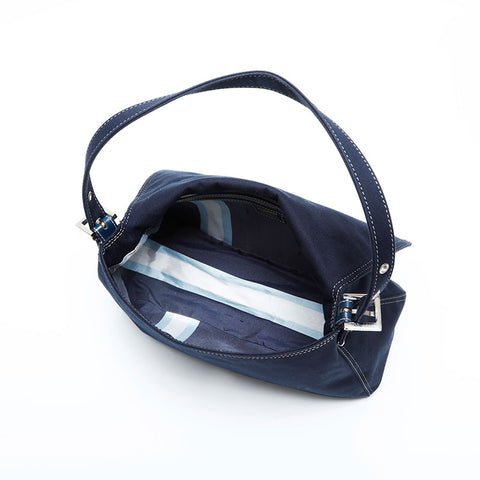 FENDI denim mamma bucket Shoulder Bag Navy WS23106