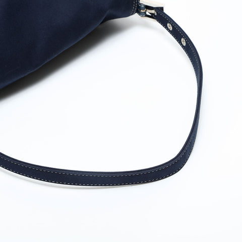 FENDI denim mamma bucket Shoulder Bag Navy WS23106