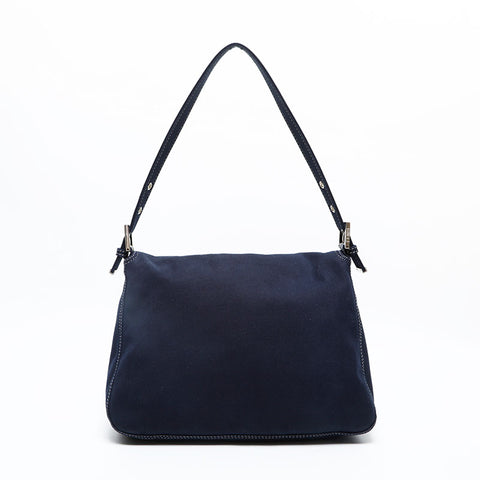 FENDI denim mamma bucket Shoulder Bag Navy WS23106