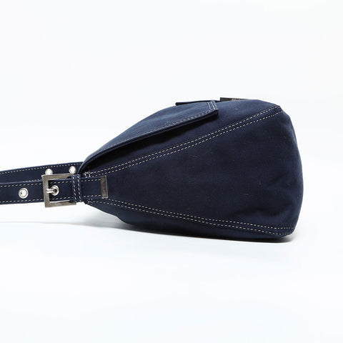 FENDI denim mamma bucket Shoulder Bag Navy WS23106