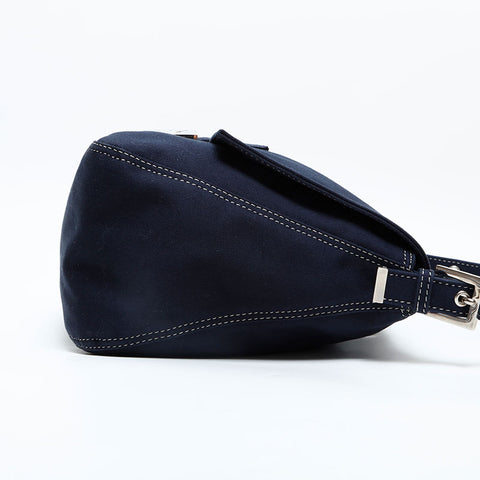 FENDI denim mamma bucket Shoulder Bag Navy WS23106