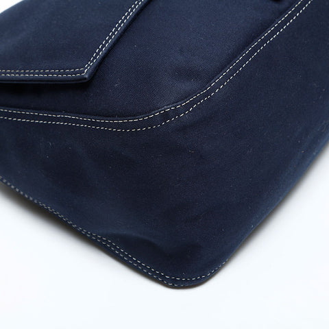 FENDI denim mamma bucket Shoulder Bag Navy WS23106
