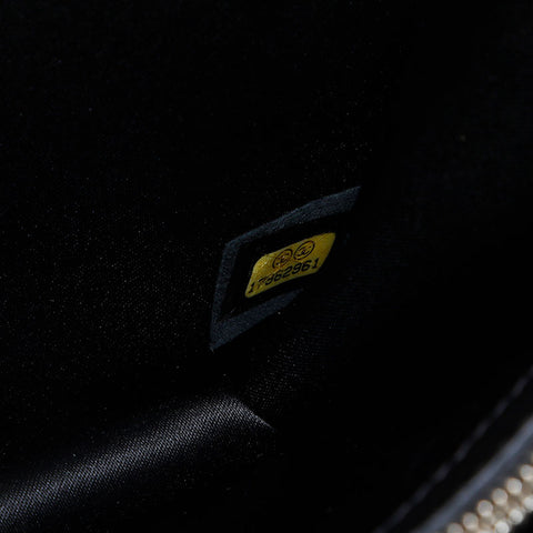 CHANEL No. 17 2012-2013 Mini Matelasse Chain Lambskin Shoulder Bag black WS23109