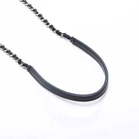 CHANEL Nr. 17 2012-2013 Mini Matelasse Chain Lammleder Umhängetasche schwarz WS23109