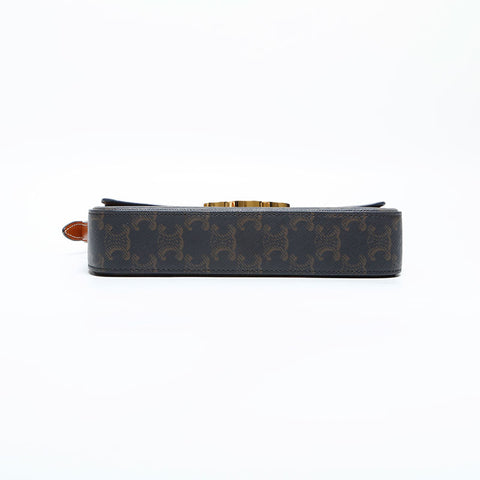 CELINE Claude Triomphe Shoulder Bag Brown WS23110