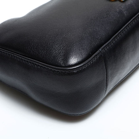 YVES SAINT LAURENT Calypso Mini Hobo in Lambskin Shoulder Bag black WS23116