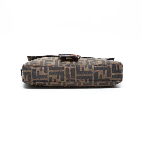 FENDI Zucca Mamma Bucket Shoulder Bag Brown WS23125