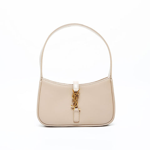 YVES SAINT LAURENT Le Cin Cassette Mini Leather Shoulder Bag beige WS23128