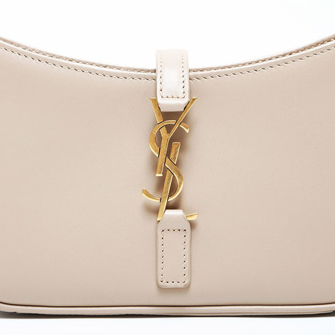 YVES SAINT LAURENT Le Cin Cassette Mini Leather Shoulder Bag beige WS23128