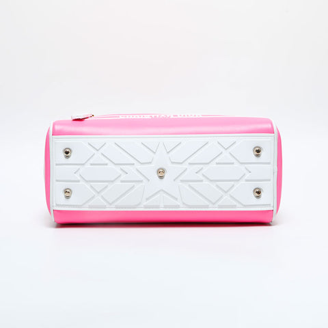 Christian Dior Leather Small Vibe Boston Bag 2-way Handbag pink WS23143