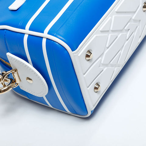 Christian Dior 皮革小号 Vibe 波士顿包 2-way 手提包 蓝色 WS23144