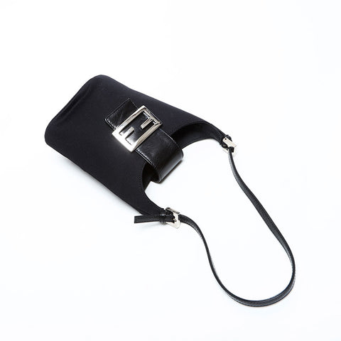 FENDI Mamma Mini Pochette Shoulder Bag black WS23146