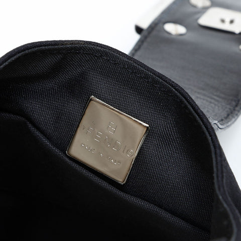 FENDI Mamma Mini Pochette Umhängetasche schwarz WS23146