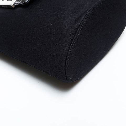 FENDI Mamma Mini Pochette Shoulder Bag black WS23146