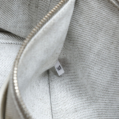 PRADA Denim Canapa Mini 2way Handbag gray WS23148