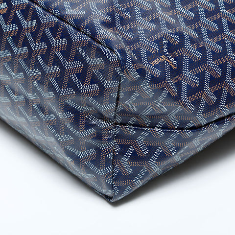 GOYARD Saint-Louis MM Tote Bag Navy WS23159