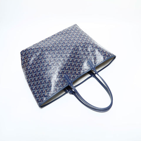 GOYARD Saint-Louis MM Tote Bag Navy WS23159