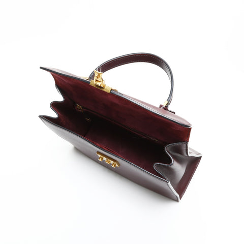 Christian Dior Addict Leather 2way Handbag Brown WS23161