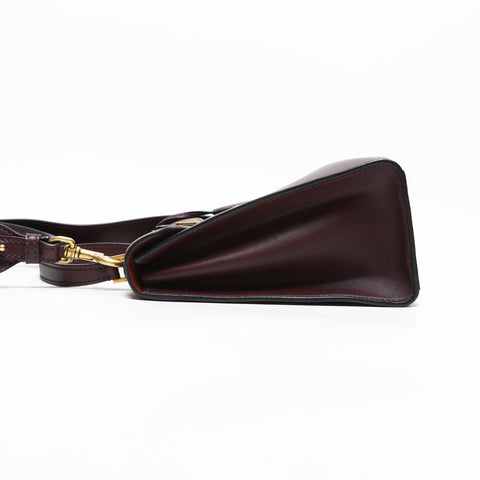 Christian Dior Addict Leather 2way Handbag Brown WS23161