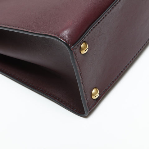 Christian Dior Addict Leather 2way Handbag Brown WS23161