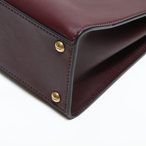 Christian Dior Addict Leather 2way Handbag Brown WS23161