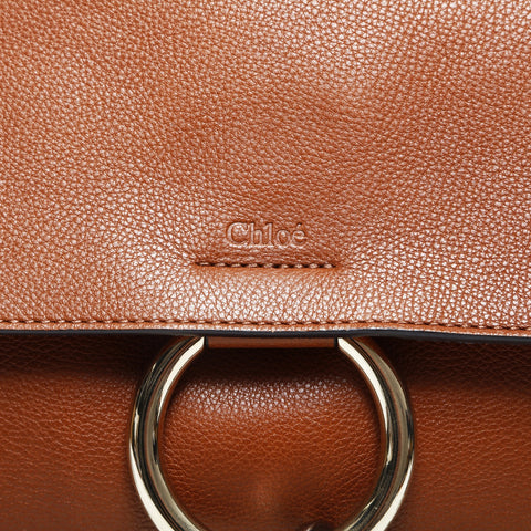 Chloe Fay Day Leather 2way Handbag Brown WS23162