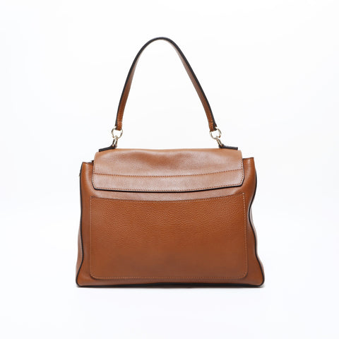 Chloe Fay Day Leather 2way Handbag Brown WS23162