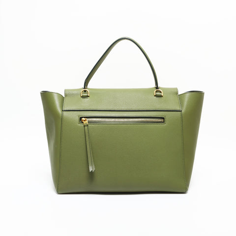 CELINE 2-way leather belt Handbag green WS23163