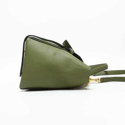 CELINE 2-way leather belt Handbag green WS23163