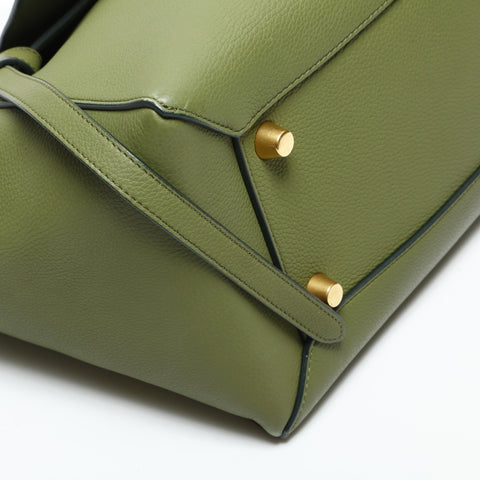 CELINE 2-way leather belt Handbag green WS23163