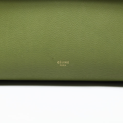 CELINE 2-way leather belt Handbag green WS23163