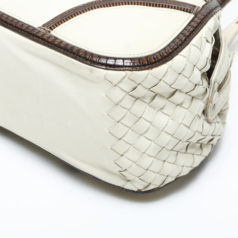 BOTTEGAVENETA INTRECCIATO Handbag Ivory WS23164
