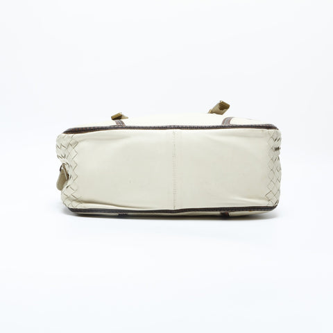 BOTTEGAVENETA INTRECCIATO Handbag Ivory WS23164