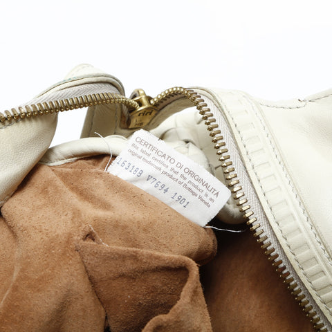 BOTTEGAVENETA INTRECCIATO Handbag Ivory WS23164