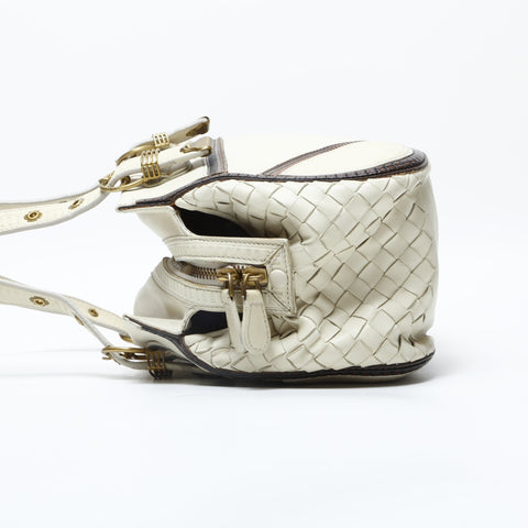BOTTEGAVENETA INTRECCIATO Handbag Ivory WS23164