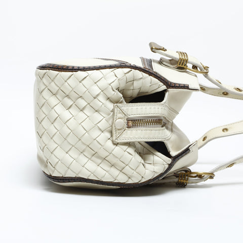 BOTTEGAVENETA INTRECCIATO Handbag Ivory WS23164