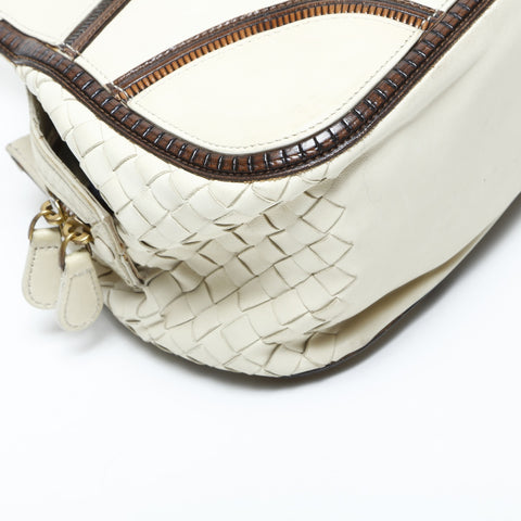 BOTTEGAVENETA INTRECCIATO Handbag Ivory WS23164