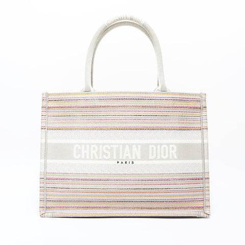Christian Dior Book Tote Canvas Tote Bag beige WS23165
