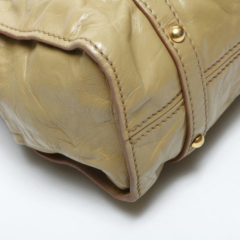 Miu Miu leather Shoulder Bag beige WS23166
